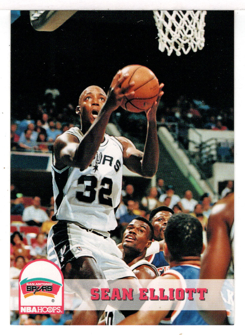 Sean Elliott - San Antonio Spurs (NBA Basketball Card) 1993-94 Hoops # 199 Mint