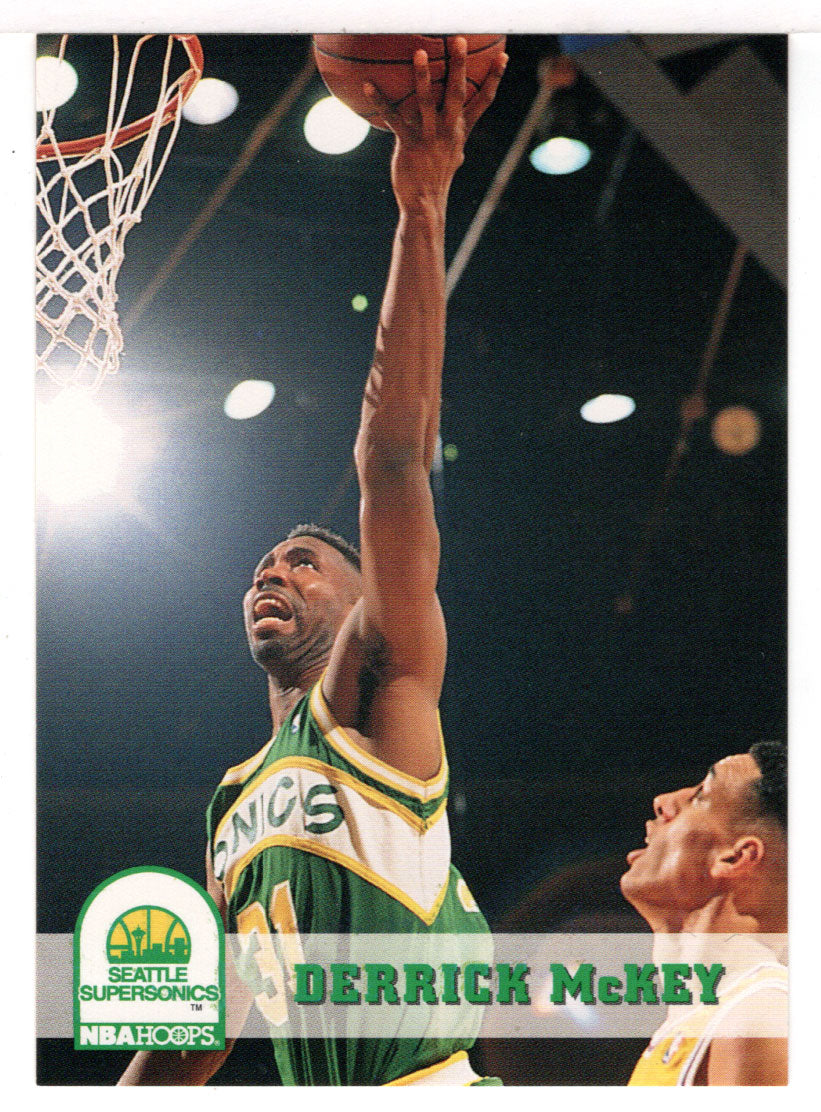 Derrick McKey - Seattle SuperSonics (NBA Basketball Card) 1993-94 Hoops # 208 Mint