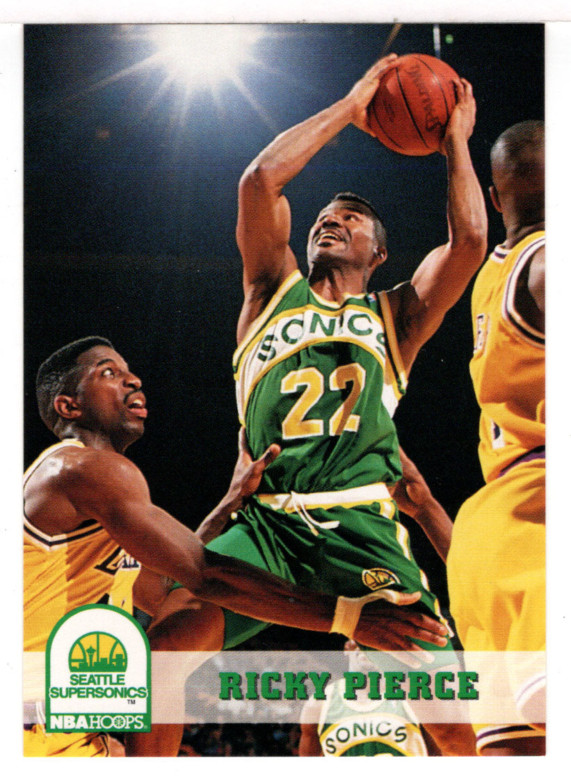 Ricky Pierce - Seattle SuperSonics (NBA Basketball Card) 1993-94 Hoops # 212 Mint