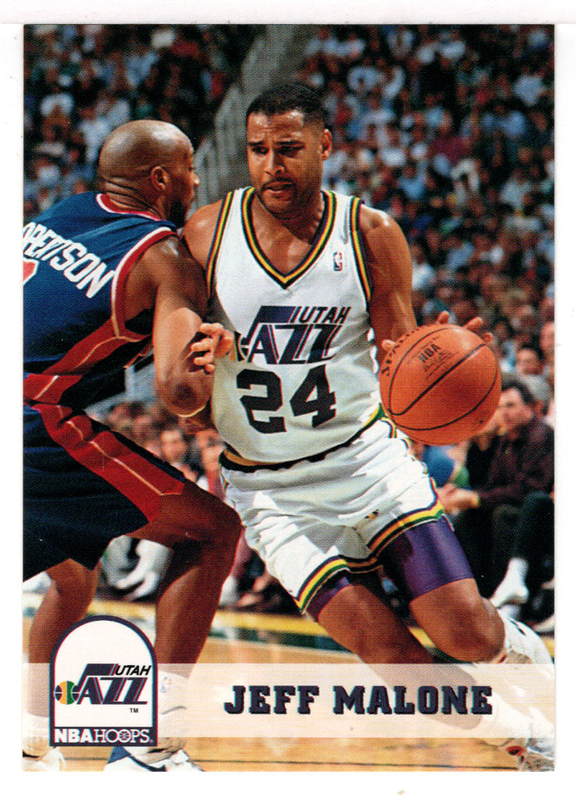 Jeff Malone - Utah Jazz (NBA Basketball Card) 1993-94 Hoops # 217 Mint