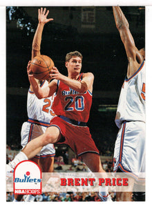 Brent Price - Washington Bullets (NBA Basketball Card) 1993-94 Hoops # 227 Mint