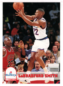 LaBradford Smith - Washington Bullets (NBA Basketball Card) 1993-94 Hoops # 228 Mint