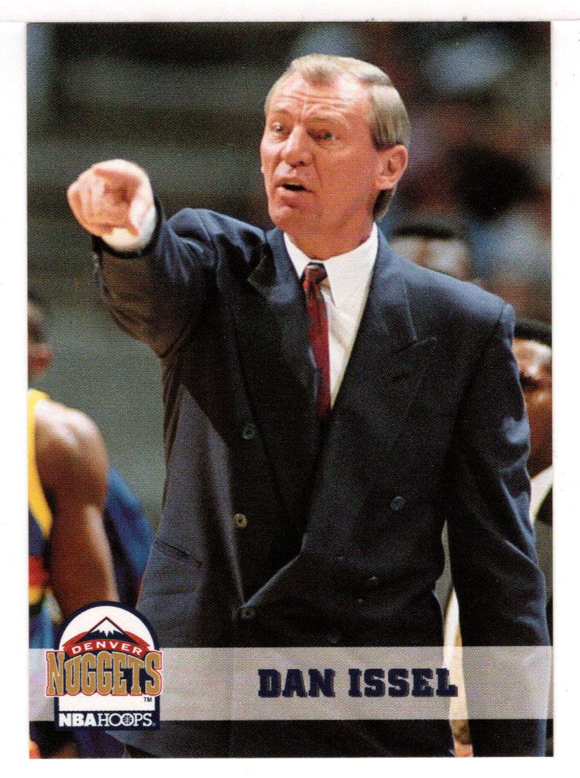 Dan Issel - Denver Nuggets - NBA Coach (NBA Basketball Card) 1993-94 Hoops # 236 Mint