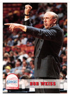 Bob Weiss - Los Angeles Clippers - NBA Coach (NBA Basketball Card) 1993-94 Hoops # 241 Mint
