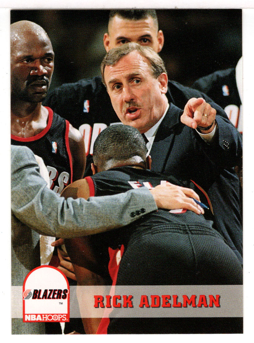 Rick Adelman - Portland Trail Blazers - NBA Coach (NBA Basketball Card) 1993-94 Hoops # 251 Mint