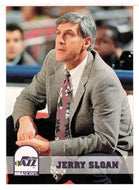 Jerry Sloan - Utah Jazz - NBA Coach (NBA Basketball Card) 1993-94 Hoops # 255 Mint