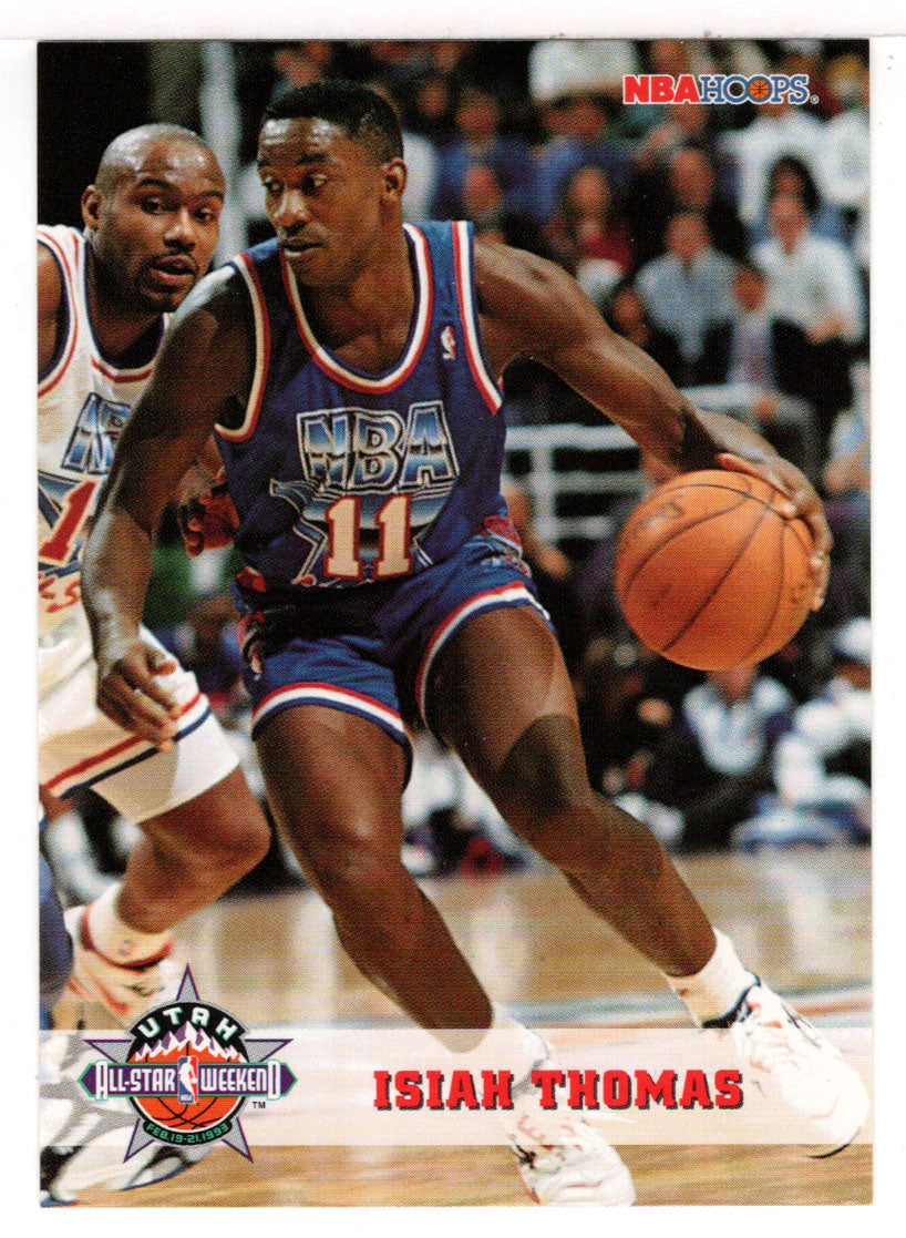 Isiah Thomas - Detroit Pistons - All-Star Game (NBA Basketball Card) 1993-94 Hoops # 258 Mint