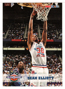 Sean Elliott - San Antonio Spurs - All-Star Game (NBA Basketball Card) 1993-94 Hoops # 271 Mint