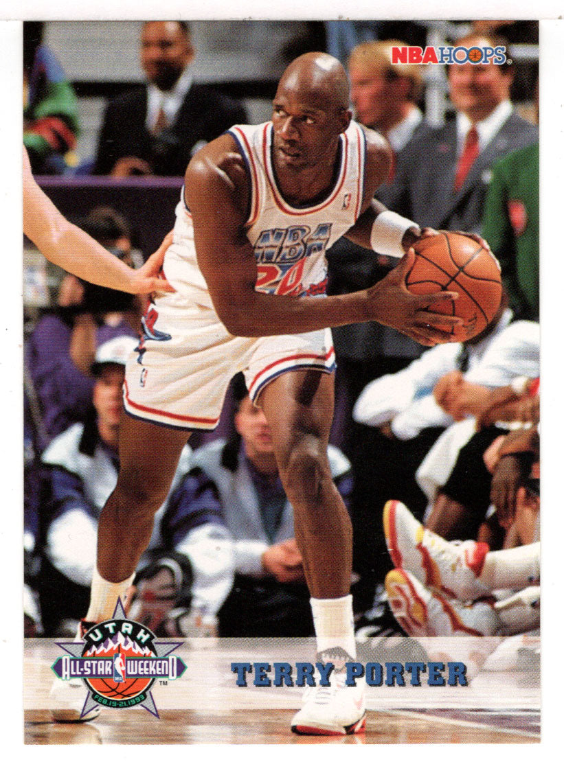 Terry Porter - Portland Trail Blazers - All-Star Game (NBA Basketball Card) 1993-94 Hoops # 278 Mint