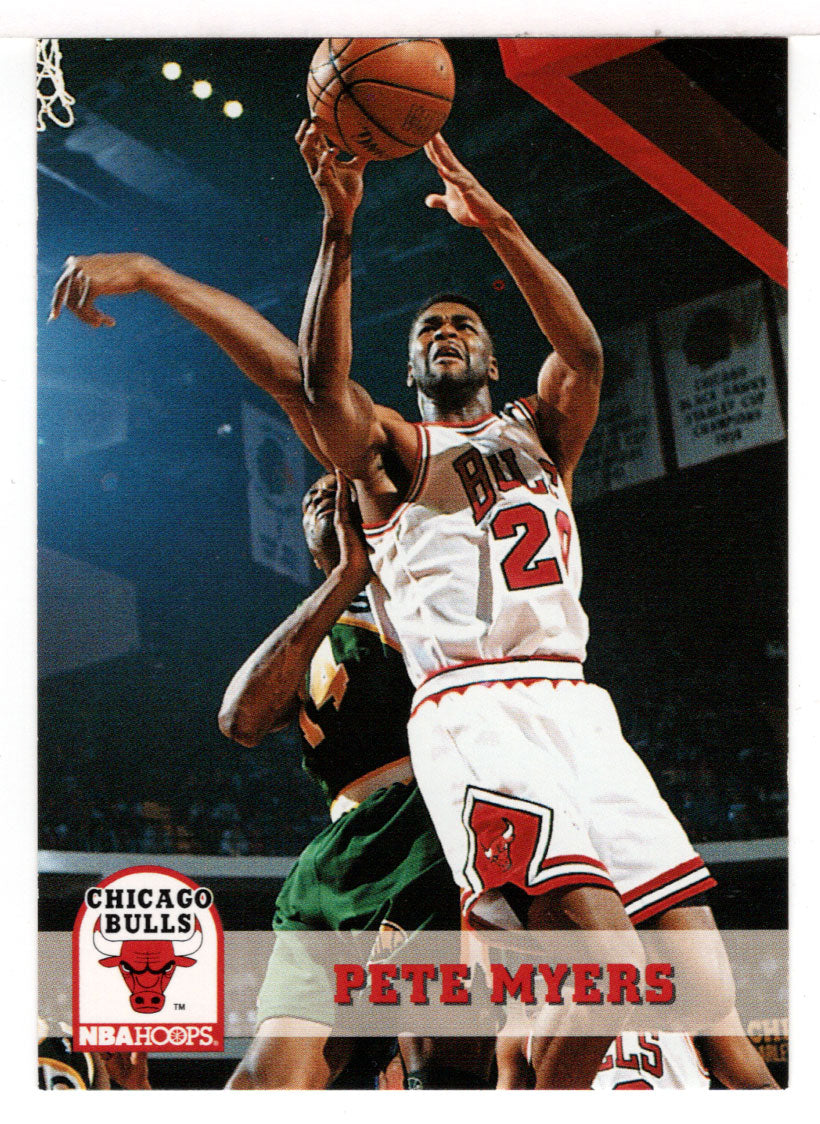 Pete Myers - Chicago Bulls (NBA Basketball Card) 1993-94 Hoops # 314 Mint