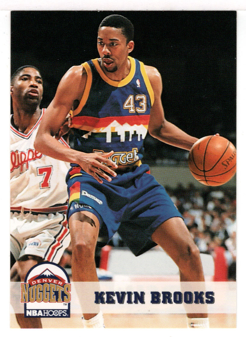 Kevin Brooks - Denver Nuggets (NBA Basketball Card) 1993-94 Hoops # 325 Mint