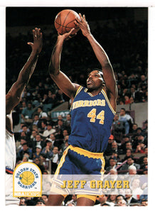 Jeff Grayer - Golden State Warriors (NBA Basketball Card) 1993-94 Hoops # 338 Mint