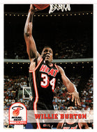 Willie Burton - Miami Heat (NBA Basketball Card) 1993-94 Hoops # 360 Mint