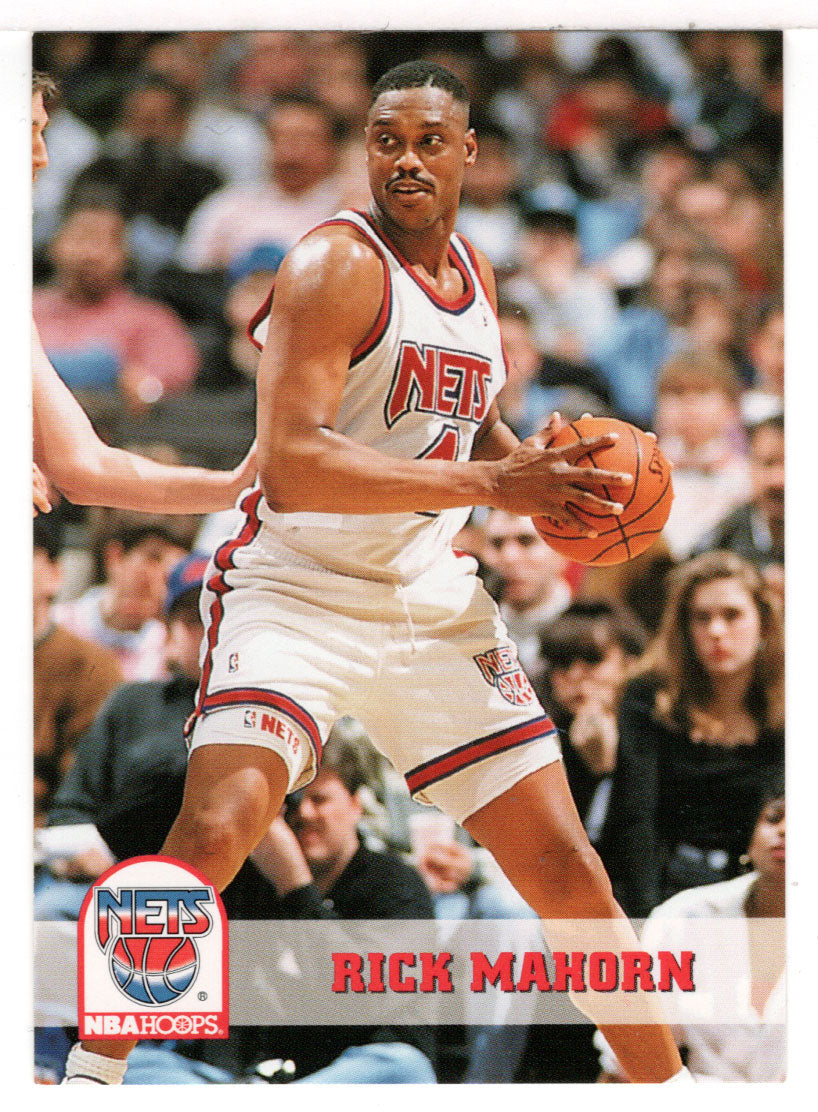 Rick Mahorn - New Jersey Nets (NBA Basketball Card) 1993-94 Hoops # 372 Mint