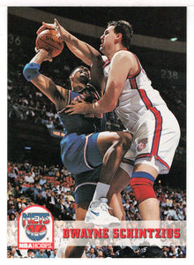 Dwayne Schintzius - New Jersey Nets (NBA Basketball Card) 1993-94 Hoops # 373 Mint