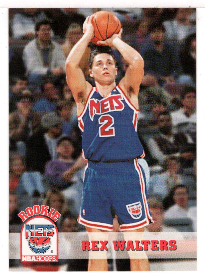 Rex Walters RC - New Jersey Nets (NBA Basketball Card) 1993-94 Hoops # 374 Mint