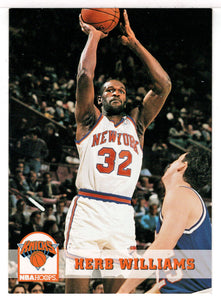 Herb Williams - New York Knicks (NBA Basketball Card) 1993-94 Hoops # 379 Mint