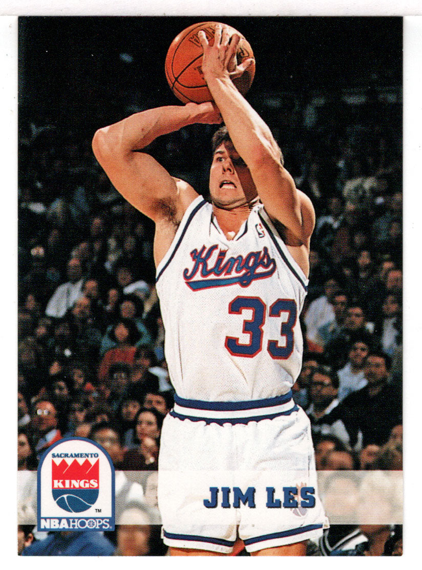 Jim Les - Sacramento Kings (NBA Basketball Card) 1993-94 Hoops # 402 Mint