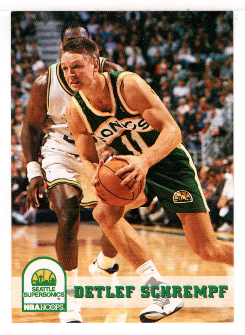 Detlef Schrempf - Seattle SuperSonics (NBA Basketball Card) 1993-94 Hoops # 411 Mint