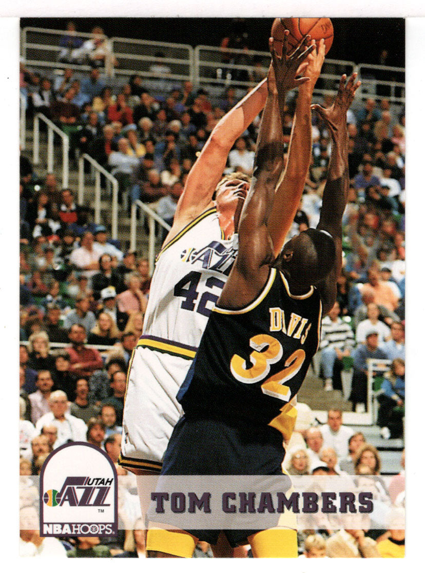 Tom Chambers - Utah Jazz (NBA Basketball Card) 1993-94 Hoops # 412 Mint