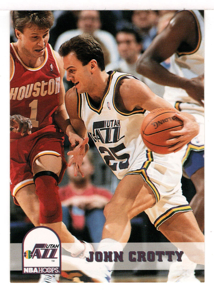 John Crotty - Utah Jazz (NBA Basketball Card) 1993-94 Hoops # 413 Mint