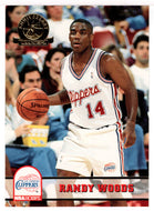 Randy Woods - Los Angeles Clippers - Fifth Anniversary Gold (NBA Basketball Card) 1993-94 Hoops # 102 Mint