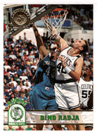 Dino Radja - Boston Celtics - Fifth Anniversary Gold (NBA Basketball Card) 1993-94 Hoops # 306 Mint