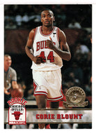 Corie Blount - Chicago Bulls - Fifth Anniversary Gold (NBA Basketball Card) 1993-94 Hoops # 311 Mint