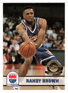 Randy Brown - Sacramento Kings - Fifth Anniversary Gold (NBA Basketball Card) 1993-94 Hoops # 400 Mint