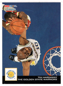 Tim Hardaway - Golden State Warriors - Scoops (NBA Basketball Card) 1993-94 Hoops # HS 9 Mint