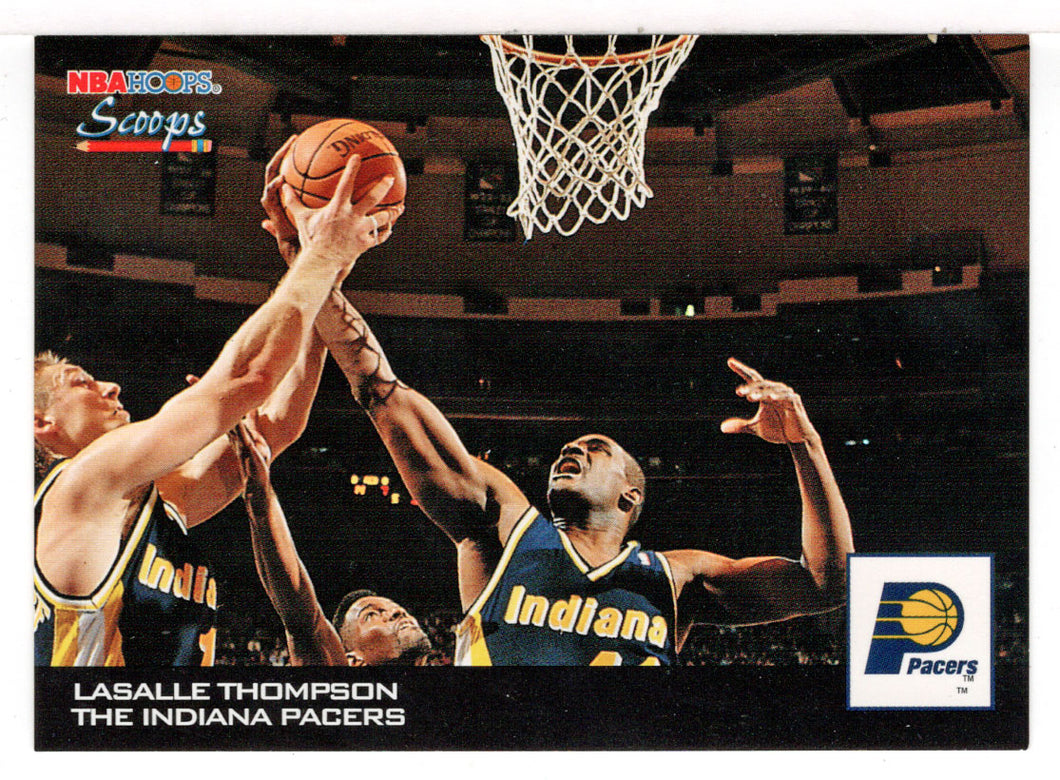 LaSalle Thompson - Indiana Pacers - Scoops (NBA Basketball Card) 1993-94 Hoops # HS 11 Mint