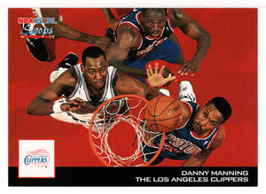 Danny Manning - Los Angeles Clippers - Scoops (NBA Basketball Card) 1993-94 Hoops # HS 12 Mint