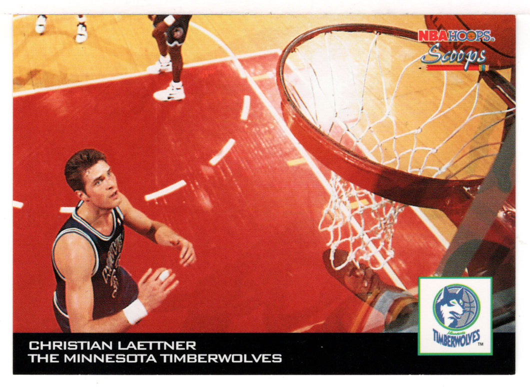 Christian Laettner - Minnesota Timberwolves - Scoops (NBA Basketball Card) 1993-94 Hoops # HS 16 Mint