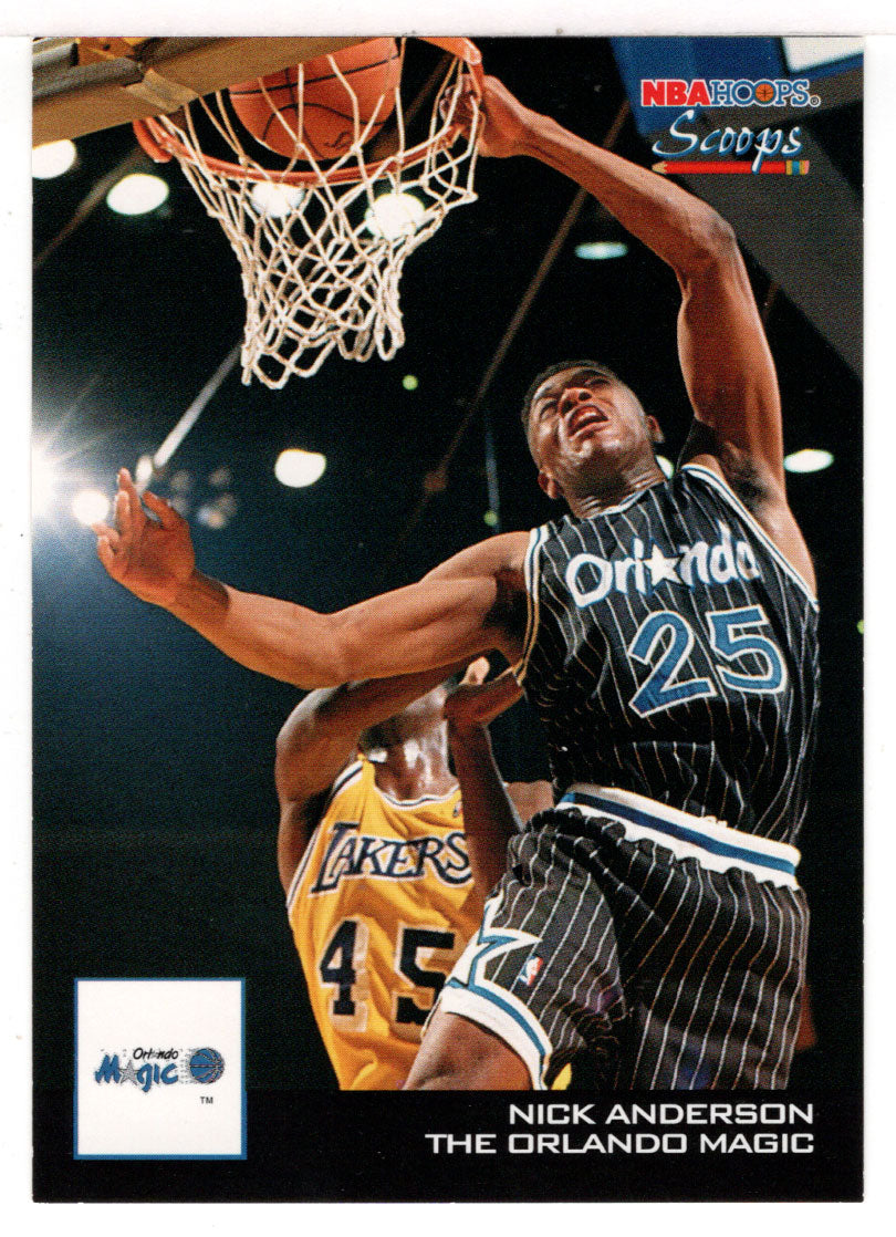 Nick Anderson - Orlando Magic - Scoops (NBA Basketball Card) 1993-94 Hoops # HS 19 Mint