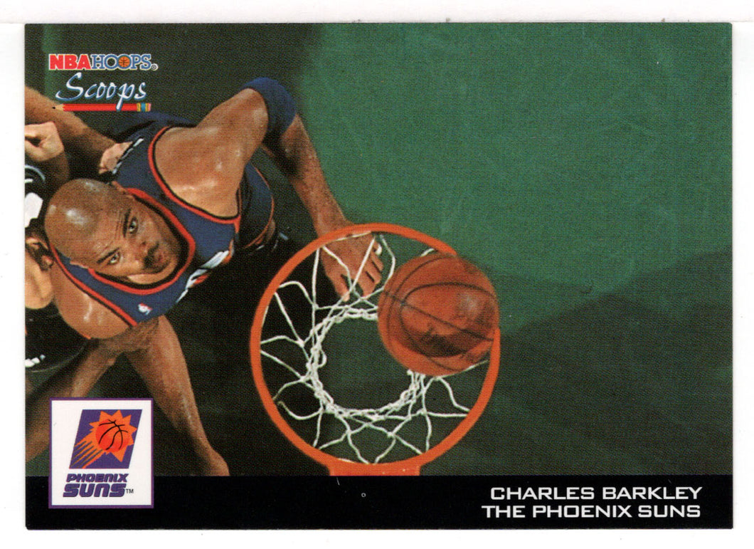 Charles Barkley - Phoenix Suns - Scoops (NBA Basketball Card) 1993-94 Hoops # HS 21 Mint