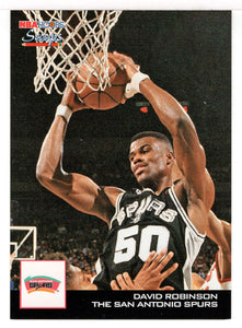 David Robinson - San Antonio Spurs - Scoops (NBA Basketball Card) 1993-94 Hoops # HS 24 Mint