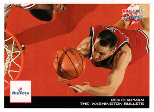 Rex Chapman - Washington Bullets - Scoops (NBA Basketball Card) 1993-94 Hoops # HS 27 Mint