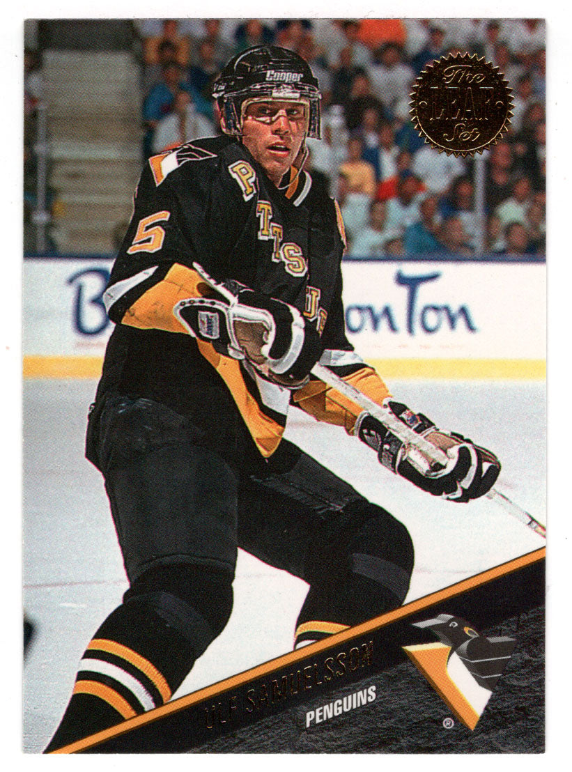 Ulf Samuelsson - Pittsburgh Penguins (NHL Hockey Card) 1993-94 Leaf # 92 Mint