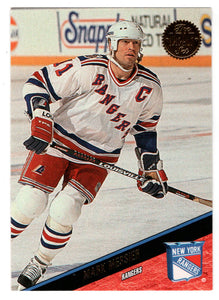Mark Messier - New York Rangers (NHL Hockey Card) 1993-94 Leaf # 158 Mint
