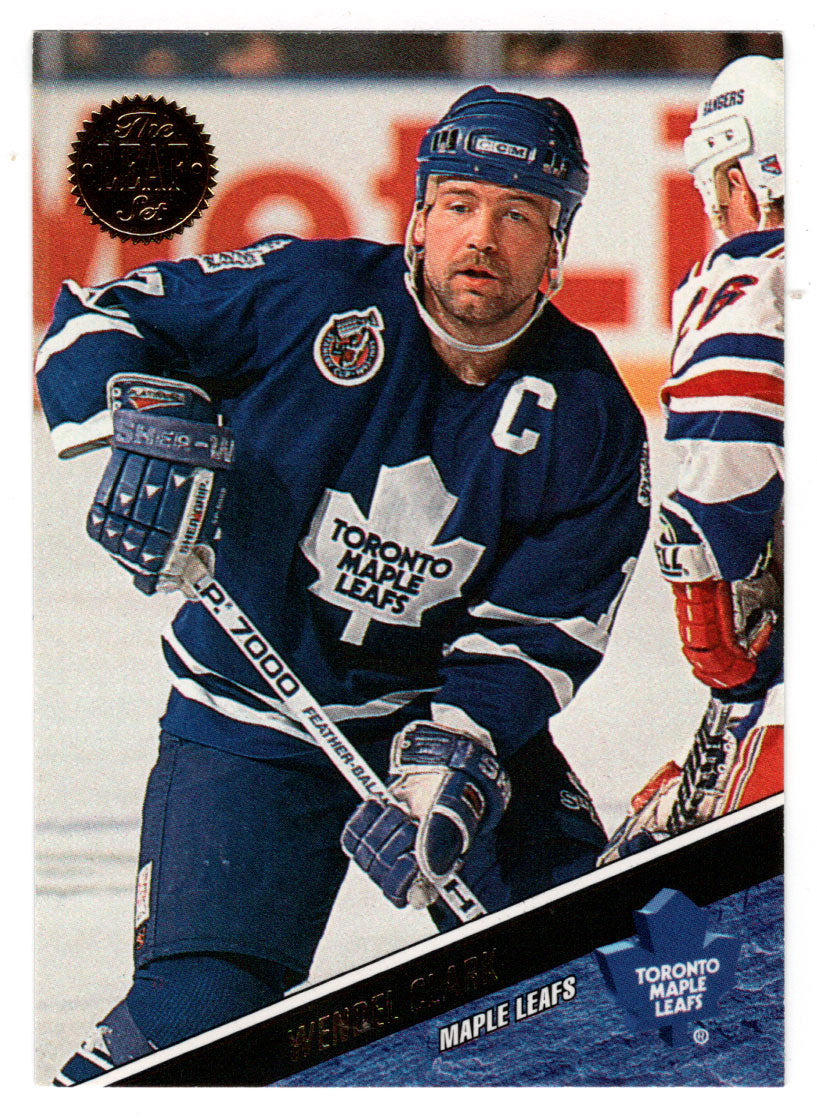 Wendel Clark - Toronto Maple Leafs (NHL Hockey Card) 1993-94 Leaf # 166 Mint