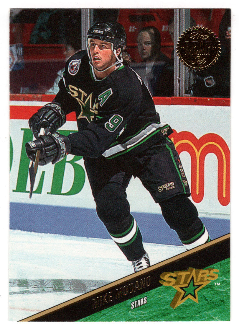 Mike Modano - Dallas Stars (NHL Hockey Card) 1993-94 Leaf # 202 Mint