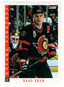 Brad Shaw - Ottawa Senators (NHL Hockey Card) 1993-94 Score # 15 Mint