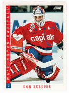 Don Beaupre - Washington Capitals (NHL Hockey Card) 1993-94 Score # 58 Mint