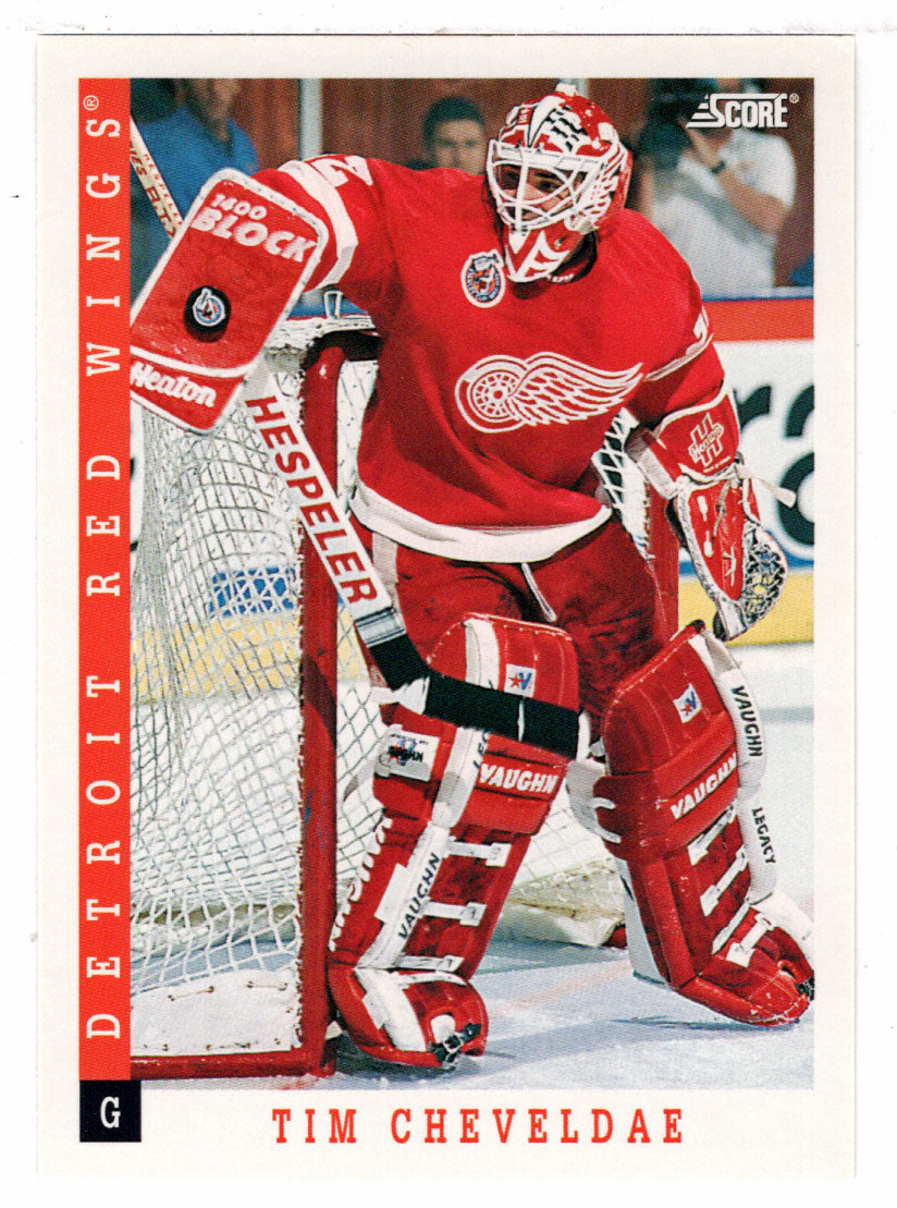 Tim Cheveldae - Detroit Red Wings (NHL Hockey Card) 1993-94 Score # 68 Mint