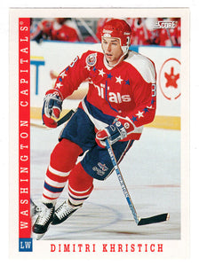 Dimitri Khristich - Washington Capitals (NHL Hockey Card) 1993-94 Score # 80 Mint