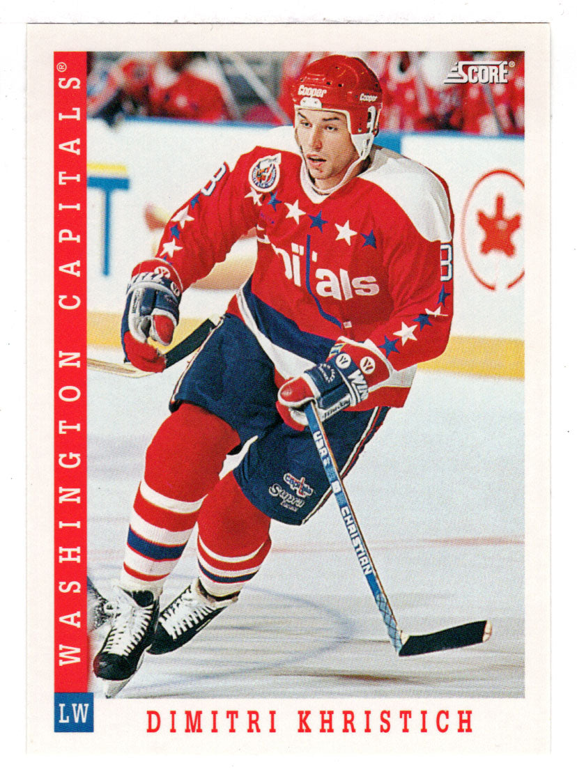 Dimitri Khristich - Washington Capitals (NHL Hockey Card) 1993-94 Score # 80 Mint