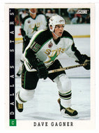 Dave Gagner - Dallas Stars (NHL Hockey Card) 1993-94 Score # 98 Mint