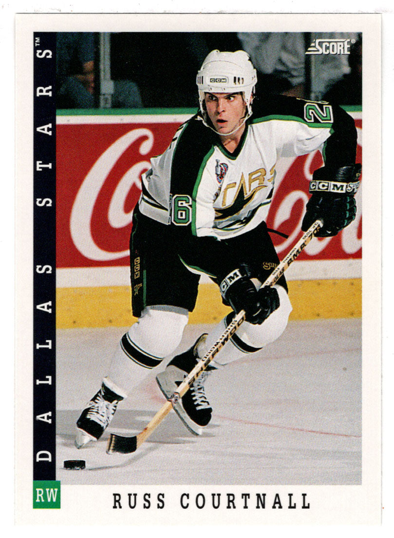 Russ Courtnall - Dallas Stars (NHL Hockey Card) 1993-94 Score # 130 Mint
