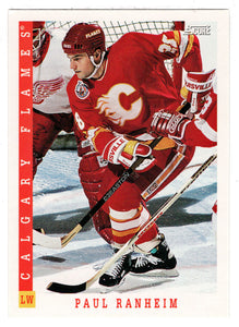 Paul Ranheim - Calgary Flames (NHL Hockey Card) 1993-94 Score # 165 Mint