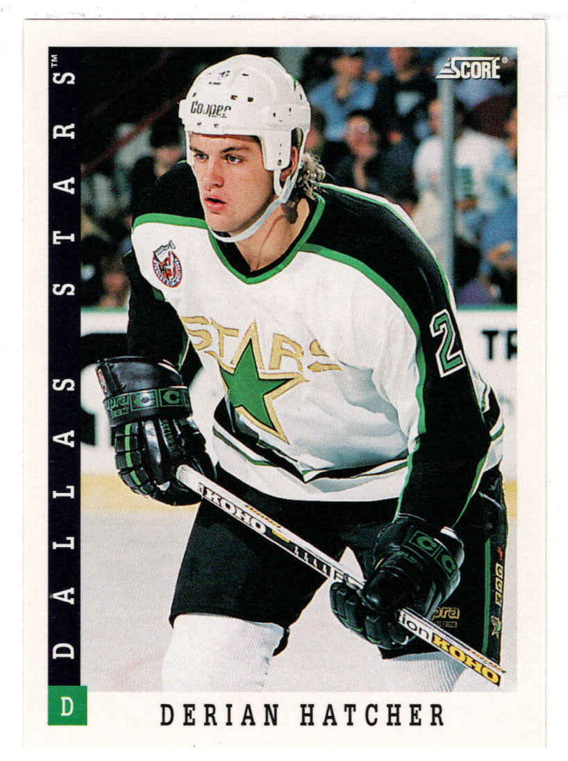 Derian Hatcher - Dallas Stars (NHL Hockey Card) 1993-94 Score # 168 Mint